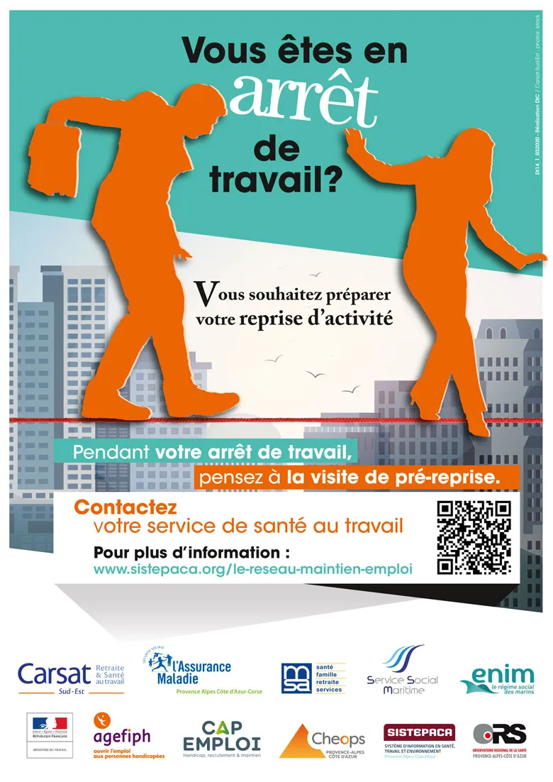 Affiche reprise travail